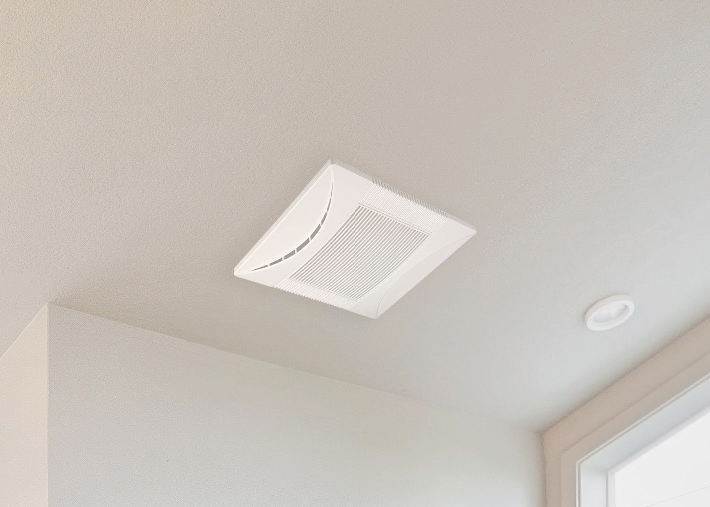 Classic Series 110 CFM Slimline Exhaust Fan w/ White Plastic Grille