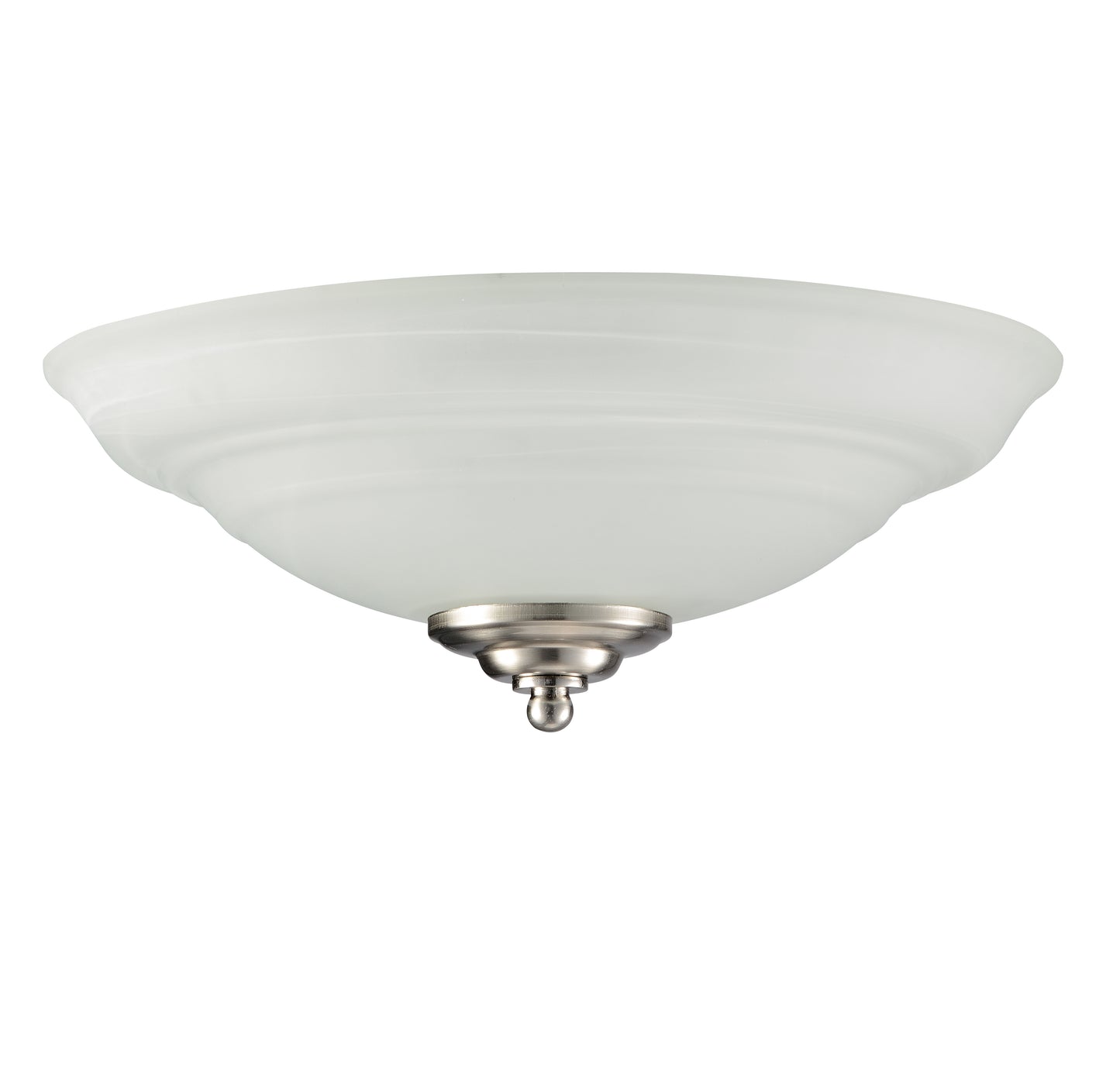 Decorative Series 70 CFM Exhaust Fan w/ Round Glass Shade & 2 Interchangeable Finials, Designed for Traditional E12 Socket Bulbs